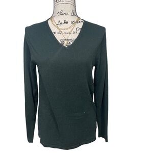 Scotch and Soda Amsterdam Forest Green Colton Pullover Size Small